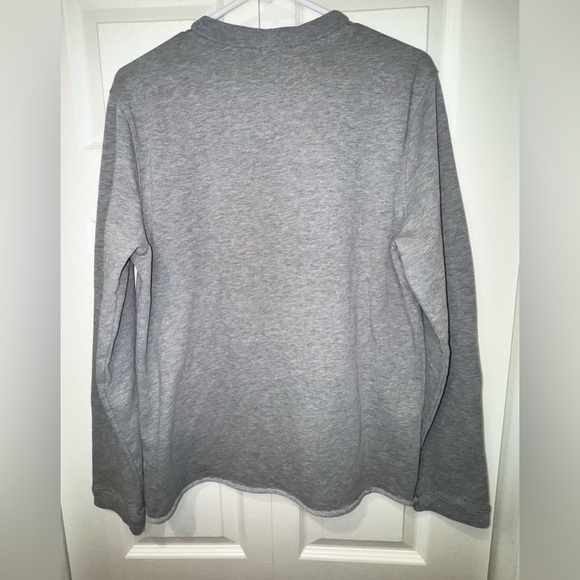 ATM Gray Long Sleeve Sweatshirt with pocket. GUC NO SIZE OR FABRIC TAG! - Picture 2 of 12